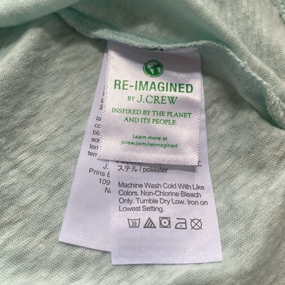 J. Crew Crewcuts Girls' T-Shirt Soft Aqua color Size L(10-11 years) - Picture 6 of 7